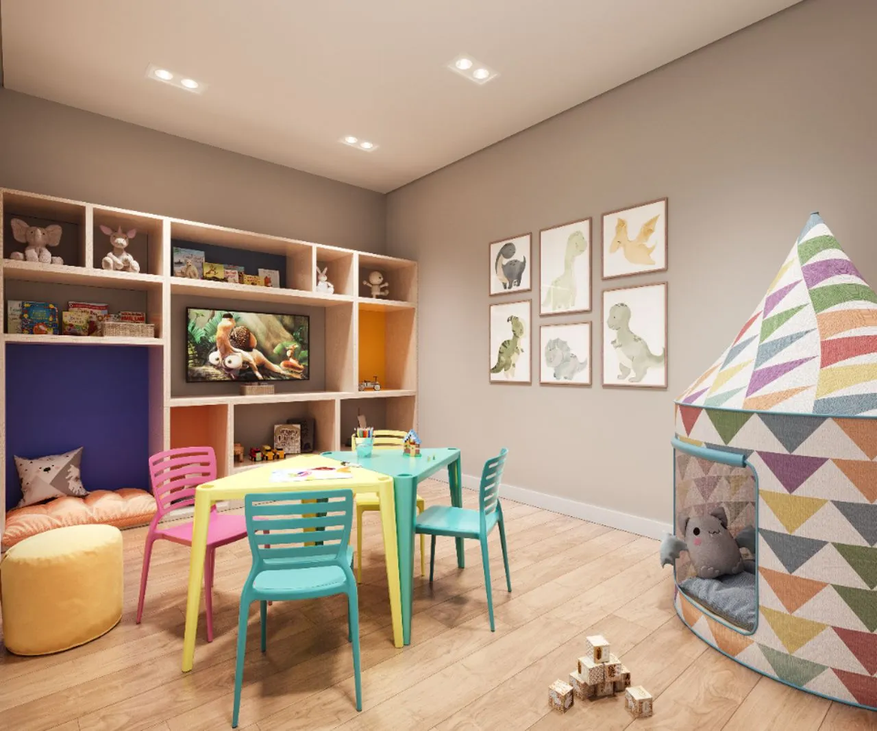Brinquedoteca infantil — espaço kids Auge Panamby
